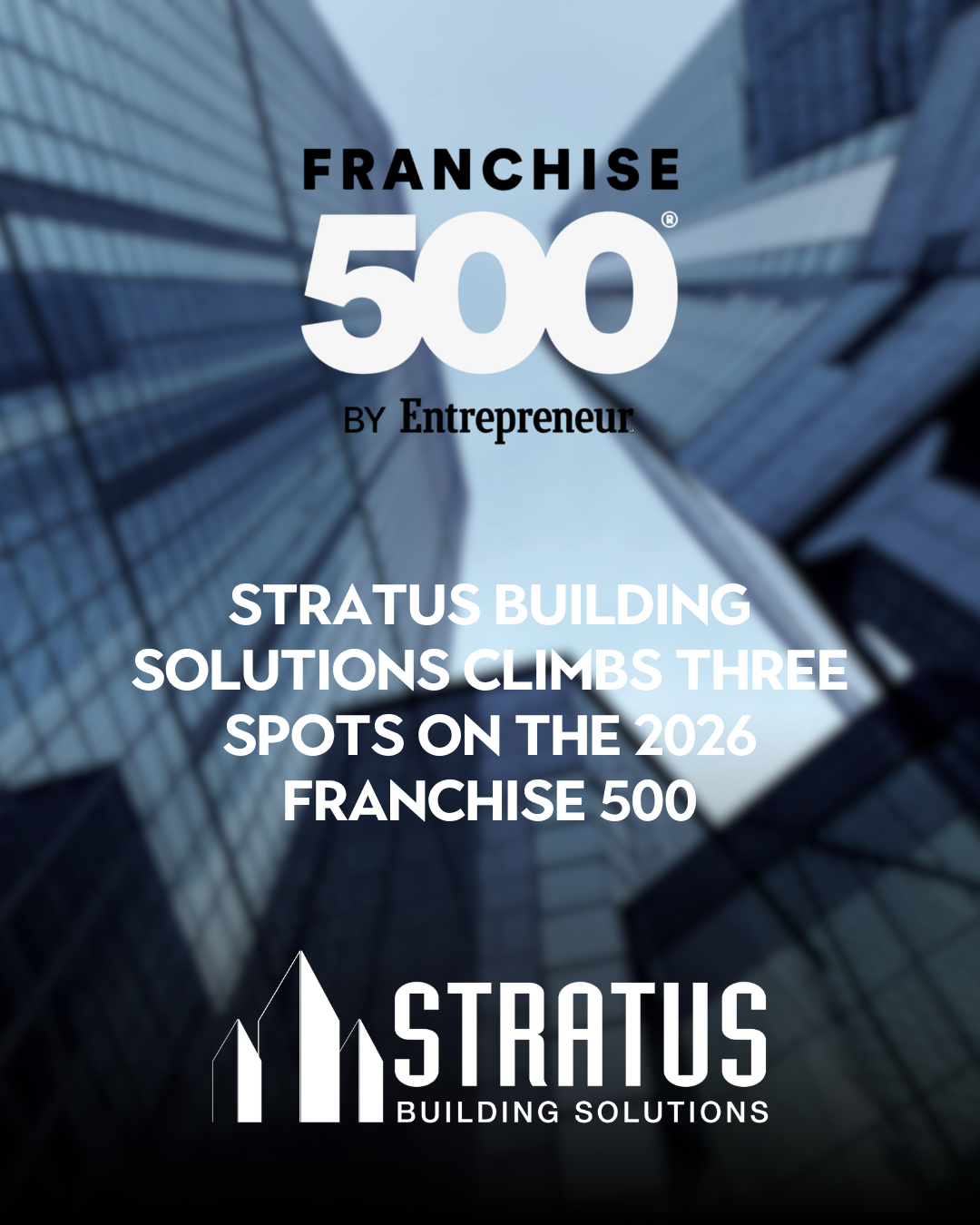 Stratus Building Solutions Climbs the 2026 Franchise 500