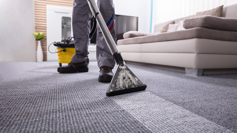 Professional carpet cleaning services for commercial offices in Portland using eco-friendly equipment.